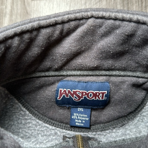 Michigan State Spartans JanSport Mock Neck Quarter Zip Sweatshirt - 2XL - Picture 7 of 7